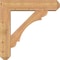Ekena Millwork Olympic Craftsman Smooth Bracket w/ Offset Brace, Western Red Cedar, 7 1/2"W x 32"D x 32"H BKT0806X32X32OLY04SWR - alternate 2